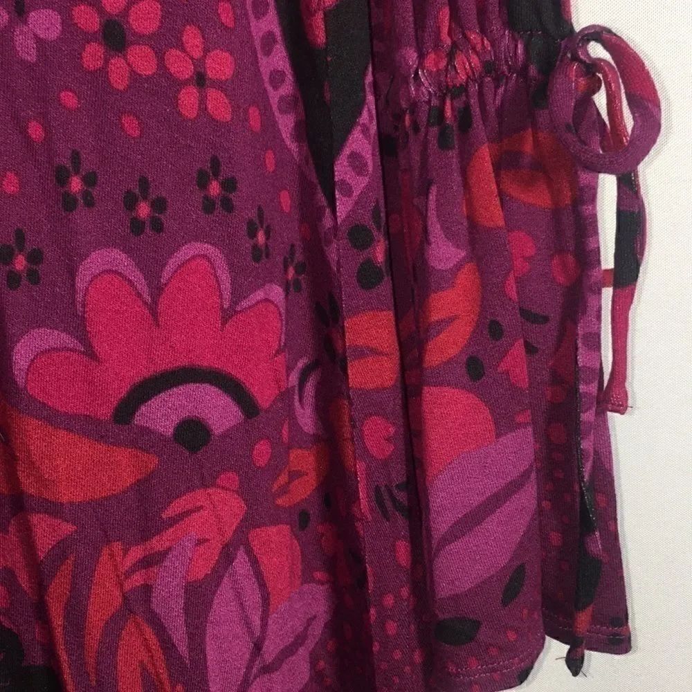 FREE PEOPLE MOCK MINI FLORAL DRESS - Picture 7 of 8